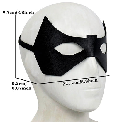 Bulex Nightwing Cosplay Costume – Adult Bat Superhero Outfit with Eye Mask for Halloween & Masquerade