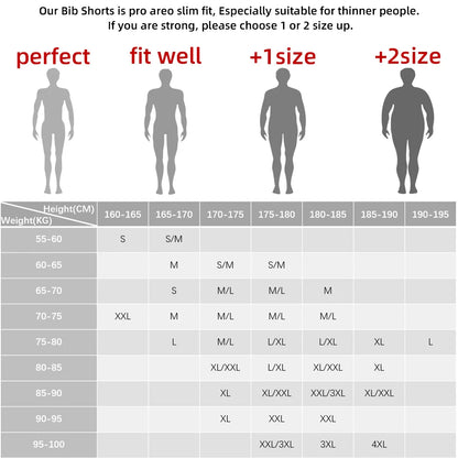 DAREVIE Men’s Seamless Cycling Bib Shorts 2.0 PRO – 4-Way Stretch, 6H 500KM Ride Comfort, Professional Cycling Bretelle Shorts