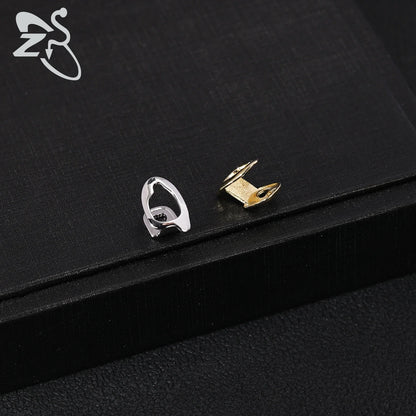 ZS Hip Hop Grillz – Silver/Gold Plated CZ Crystal Cross & Rose Star Tooth Cap, Top & Bottom Set