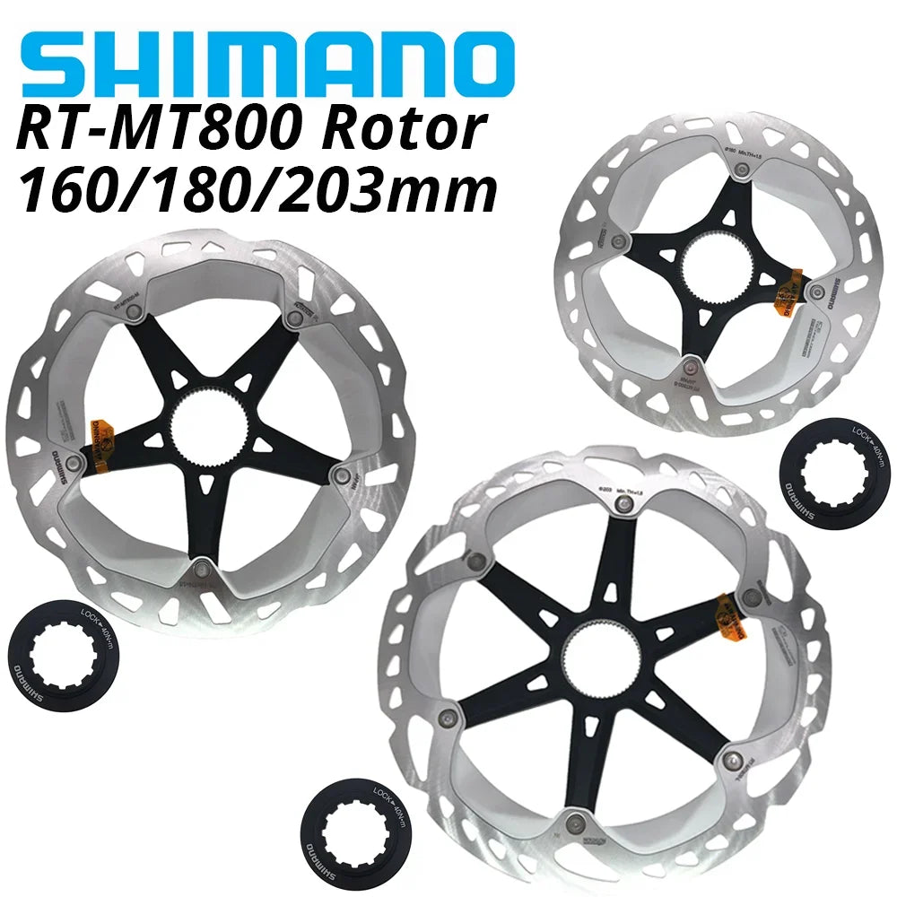 Shimano DEORE XT MT800/MT900 Center Lock Ice Technologies Freeza Disc Brake Rotor – 203/180/160/140mm