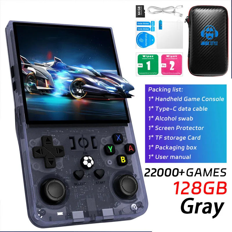 AISLPC R36MAX Retro Handheld Game Console – 4.0" IPS Linux System Portable Player with 128GB Games
