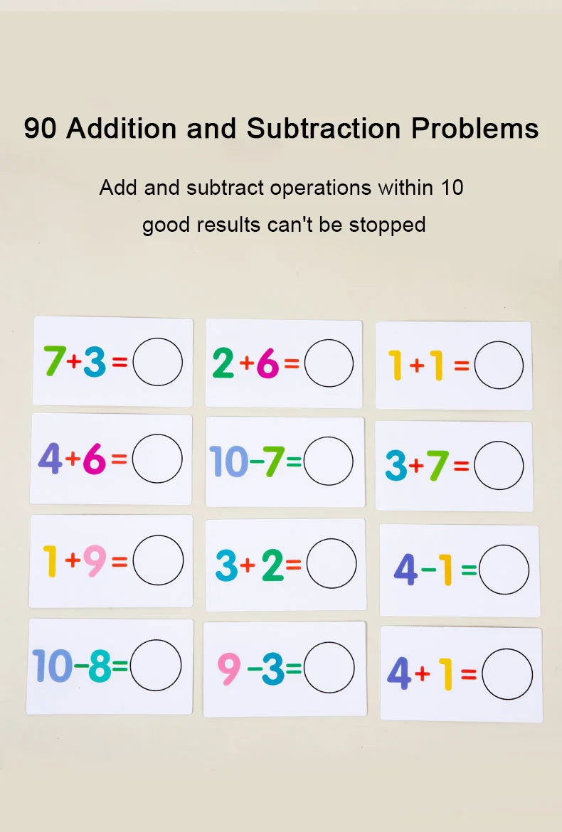 Children's Math Early Education Toy – Number Cognition & Mathematical Operations Learning Aids