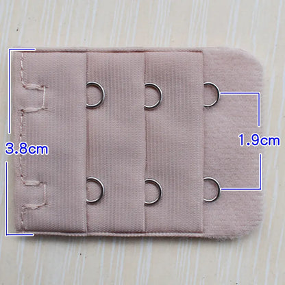 3.8cm 2-Hook Bra Extender Clip – Adjustable Back Belt Buckle for Women’s Underwear & Soft Bra Extension