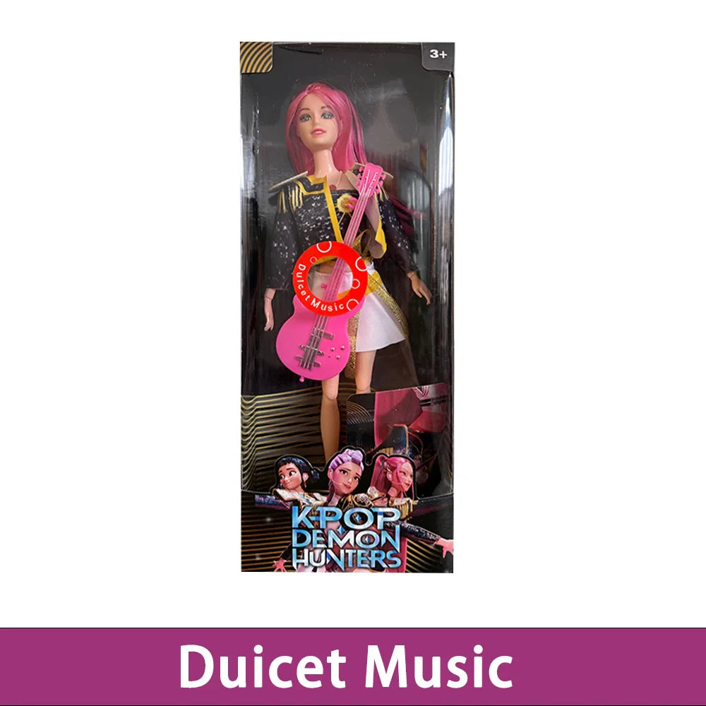 2025 Anime K-Pop Demon Hunters 30CM Vinyl Doll – Rumi Mira Zoey Birthday Gift for Girls