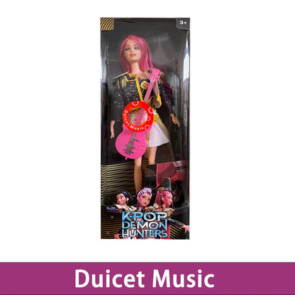 2025 Anime K-Pop Demon Hunters 30CM Vinyl Doll – Rumi Mira Zoey Birthday Gift for Girls