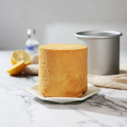 Round Cake Pan with Removable Bottom – 10cm Deep Anodized Aluminum Cheesecake & Chiffon Baking Mold