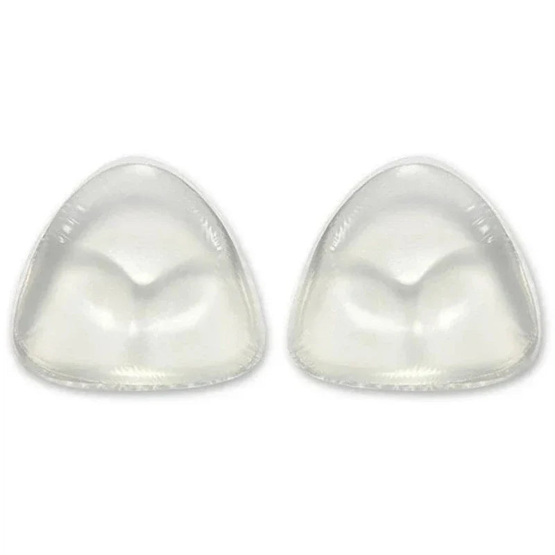 2pcs Silicone Bra Inserts – Sticky Push-Up Breast Pads, Thicker Nipple Covers for Women’s Bras & Swimsuits