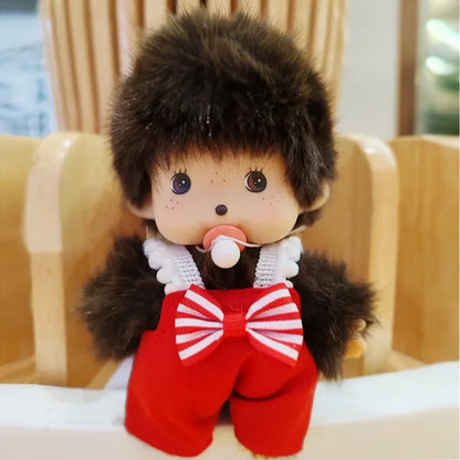 Kawaii Meng Qiqi Dress-Up Doll Plush Pendant – Cute School Bag Accessory & Children’s Christmas Gift