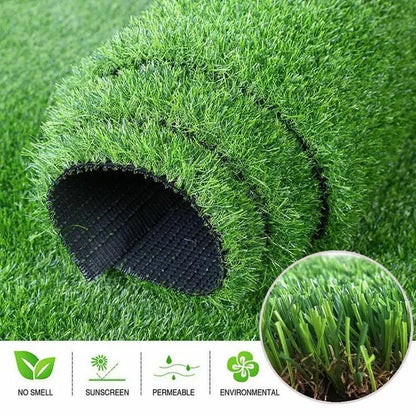 50×50/50×100cm Artificial Grass Mat - Thick Square Lawn Carpet for DIY Model Scenes & Railway Layouts