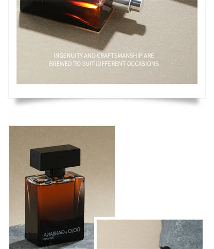High-Quality Men’s Perfume 50ml – Fresh Woody Scent Cologne with Pheromones, Masculine Parfum Spray