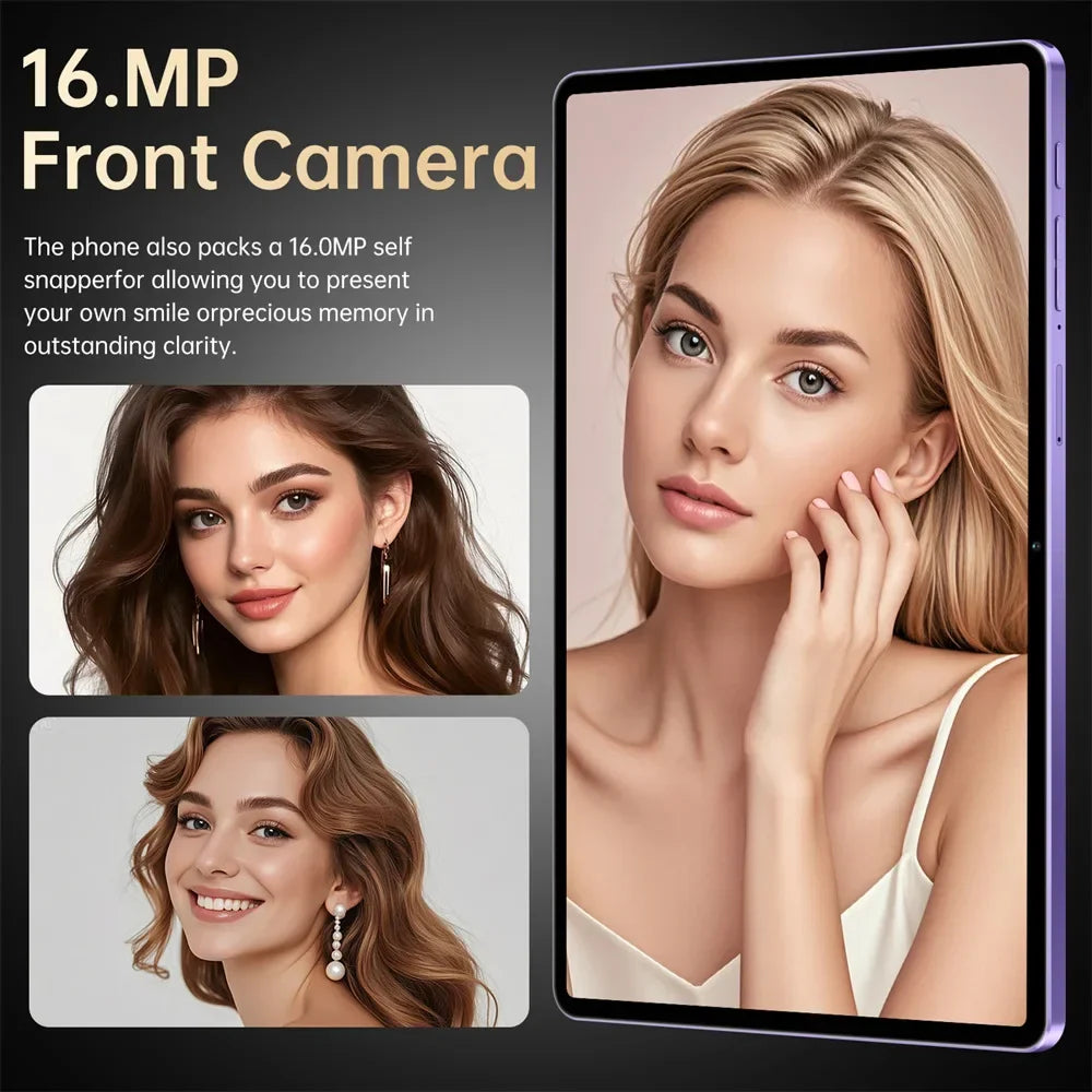 2026 Pad 25 Pro 10.1" Android Tablet – 22GB+2TB, 4G/5G Dual SIM, 10000mAh Kids & Global Version