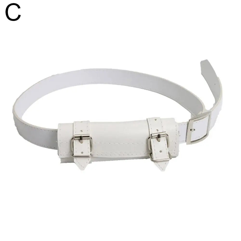PU Leather Sword Belt – Katana, Demon Slayer Rapier Strap, Waist Sheath & Scabbard Holder 110CM