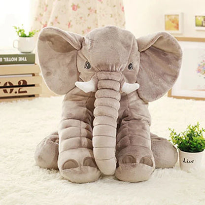 40cm Soft Elephant Plush Toy – Cute Baby Elephant Sleeping Pillow, Stuffed Animal for Kids, Birthday Gift & Room Decor