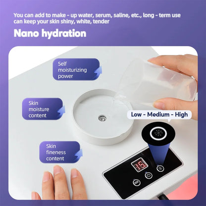7 Color LED PDT Nano Water Sprayer Skin Rejuvenation Photon Therapy Mask for Home SPA