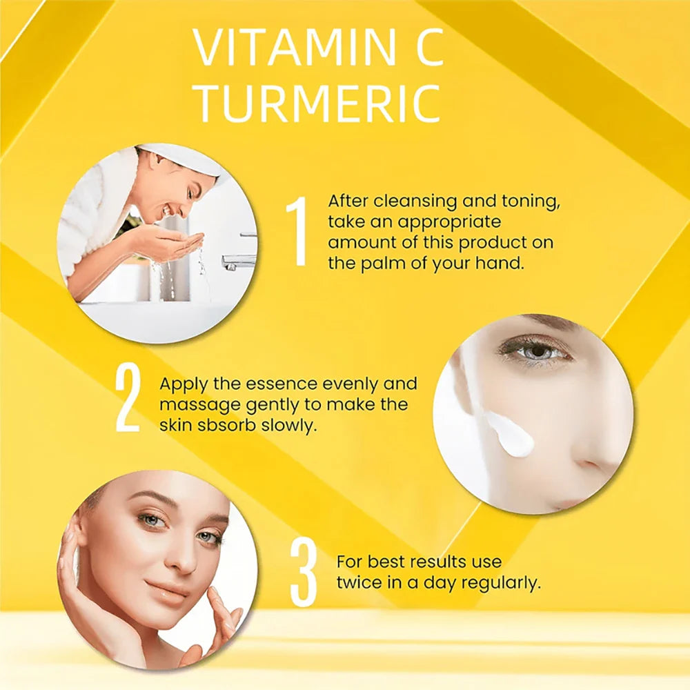 Turmeric Vitamin C Face Cream – Retinol Moisturizer for Firming, Repairing & Brightening Skin