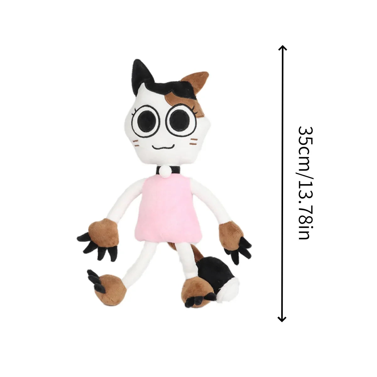 Kawaii Dandy's World Plush Toys – Twisted Eggson Painted Pattern Game Peripheral for Kids, Birthday & Xmas Gift