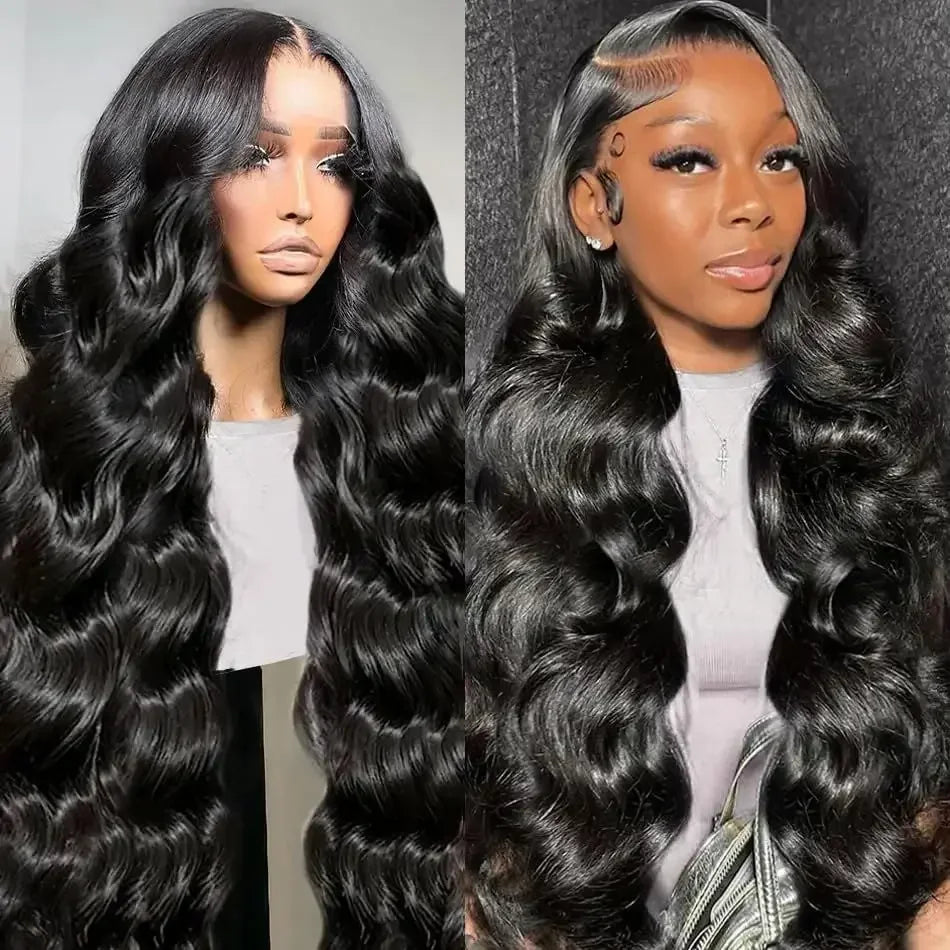 13x4 HD Lace Frontal Wig – 13x6 Lace Front Human Hair Wig for Black Women, 16-36 Inch Body Wave Brazilian Hair Wig