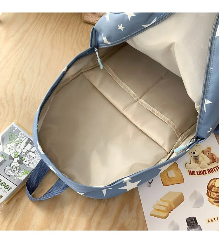 Star Laptop Backpack 17 Inch | Cute Travel & College Bag for Women, Men, Students, Back to School Bookbag