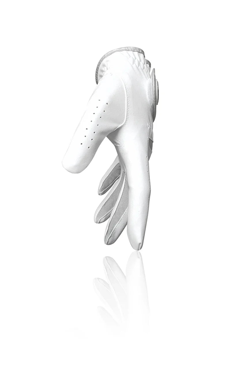Men's Golf Glove - Breathable Micro Soft Fabric, Comfortable Fit with Magnetic Marker & Replaceable Design for Golfers