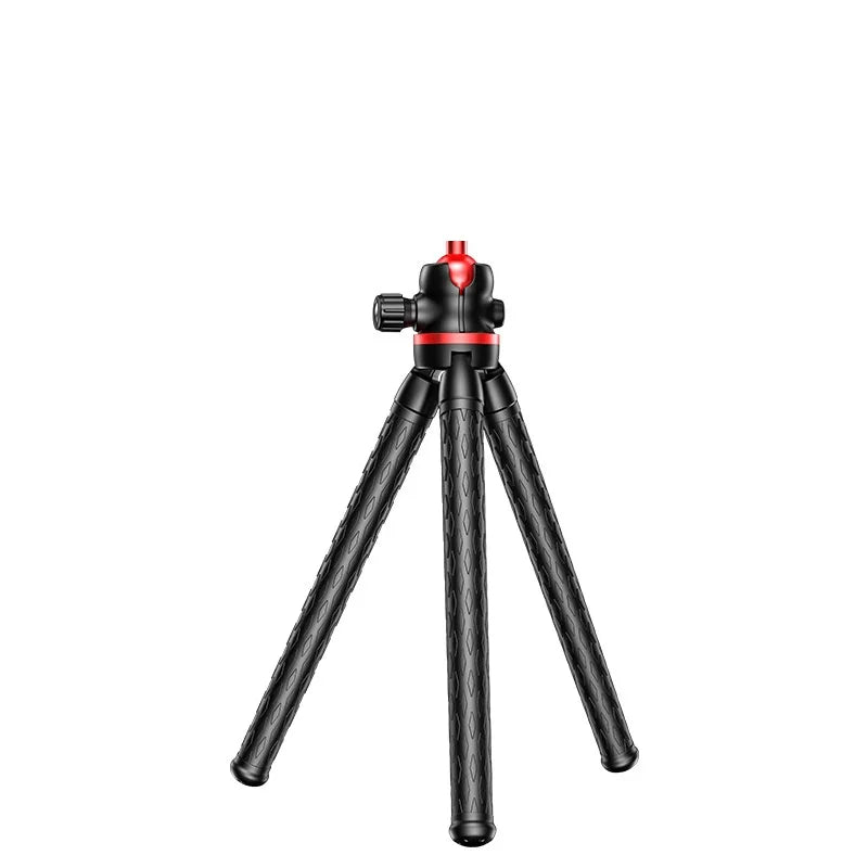 BSLIUFANG 2025 Flexible Octopus Tripod – 2-in-1 Phone & Camera Tripod with Side Cold Shoe & 1/4'' Screw for DSLR, Smartphone