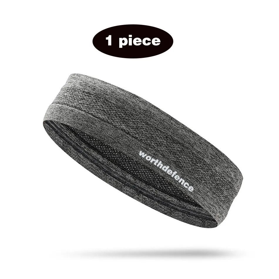 WorthWhile Sports Headband – Anti-Slip Breathable Sweatband for Men & Women, Gym, Yoga, Basketball, Volleyball & Fitness Training