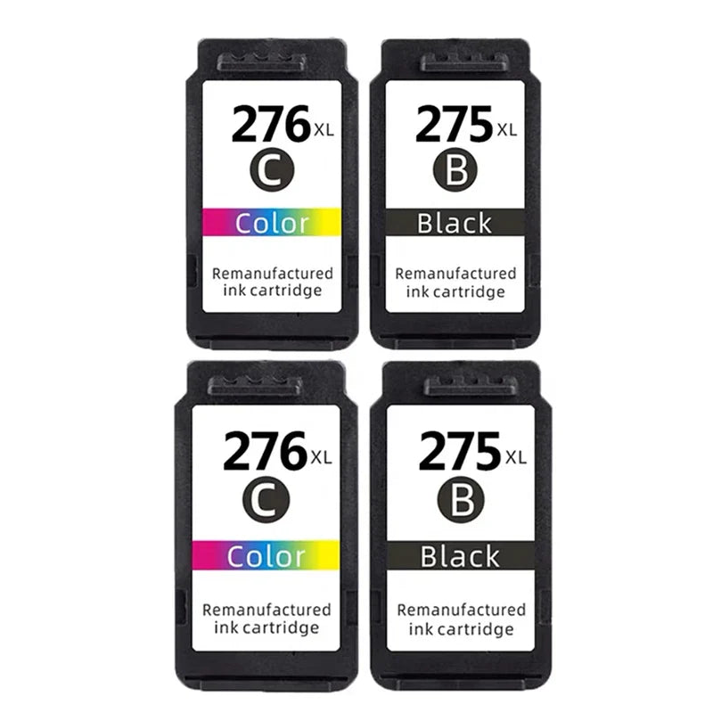 PG-275 / CL-276 Compatible Ink Cartridges for Canon PIXMA – Replacement Ink for TR4720, TR4722, TR4700, TS3520 & TS3522 Printers