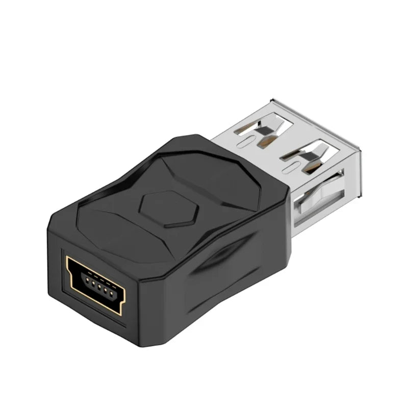 DXAB USB 2.0 Adapter – Micro & Mini Male to Female Converter Connector Changer