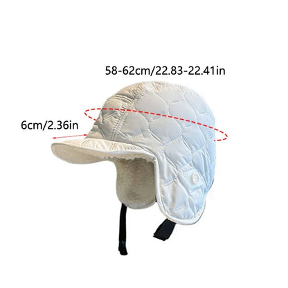 Unisex Winter Trapper Aviator Hat – Warm Waterproof Ski Bomber Cap with Earflaps & Reversible Design