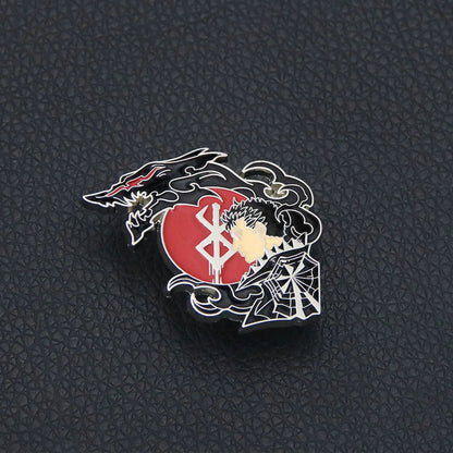 Anime Guts Enamel Pin – Berserk Brand of Sacrifice Lapel Brooch for Men & Women Gift