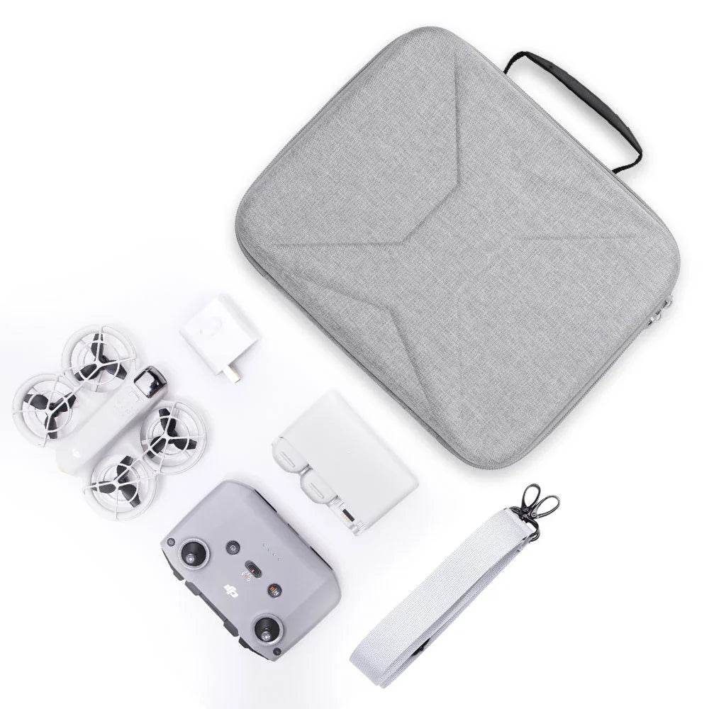 Carrying Case for DJI NEO Drone – Hard PU Waterproof Travel Case for Fly More Combo & Accessories