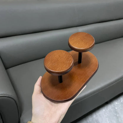 Wooden Cup Storage Holder & Dispenser Rack – Disposable Tea & Water Cup Organizer Mug Display Stand for Home & Office