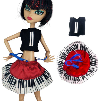 11-Inch Doll Clothes for 1/6 Dolls – Casual Dress & Fashion Outfits for 27 CM Girls' Dolls, DIY Toy Clothing