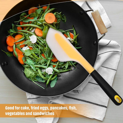 33cm Non-Stick Omelette & Cake Spatula Turner – Heat Resistant Butter Scraper & Baking Mixing Tool for Pastry Kitchen Use