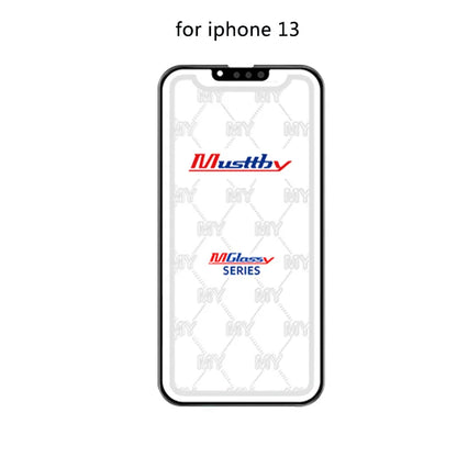 Musttby 5PCS Front Outer Glass + OCA for iPhone — 1:1 Original Touch Screen Repair for iPhone 11/12/13/14 Pro & X/XS Max