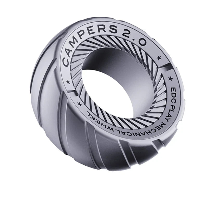 SPYSTAR Mechanic Ring Fidget Spinner – Magnetic Ratchet Gyro Metal Fingertip Stress Relief Toy for Office & EDC