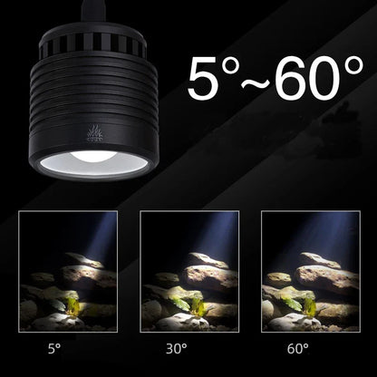Aqua Week Mini7pro-F Aquarium LED Light – Waterproof Plant & Fish Tank Lighting, Terrarium Accessories
