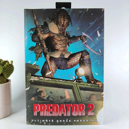 NECA Shaman Ahab Ultimate Scout Warrior Action Figure – Lost Battle Feral Jungle Hunter Predator Collector Toy