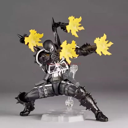 New Venom Revoltech Amazing Yamaguchi Figure – Agent Venom Anime Model, Eugene Thompson Collectible Toy, Gift Edition