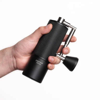 TIMEMORE Chestnut C3S PRO Manual Coffee Grinder — 25g Hand Grinder with Adjustable Steel Burr & Cleaning Brush