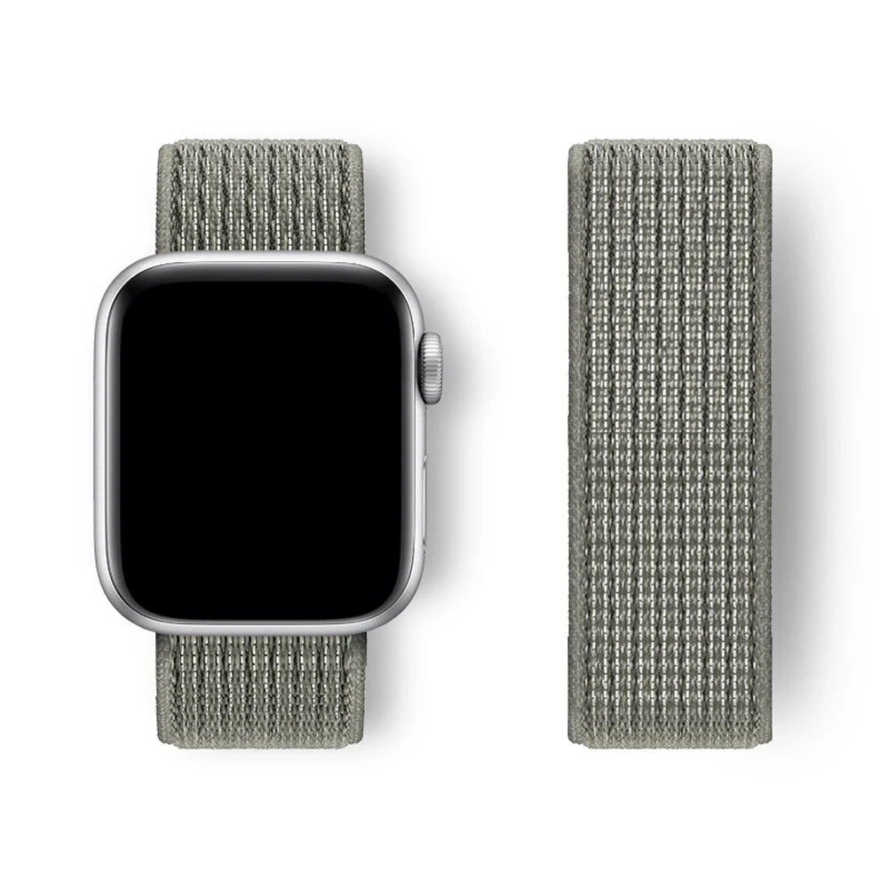 Sport Loop Strap for Apple Watch Band 40mm–49mm – Compatible with Series 3–10, SE & Ultra Adjustable Bracelet