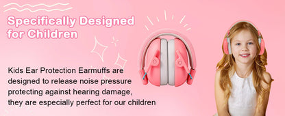 Adjustable Kids Noise Reduction Earmuffs – Baby Ear Protection with 25dB NRR Safety Muffs