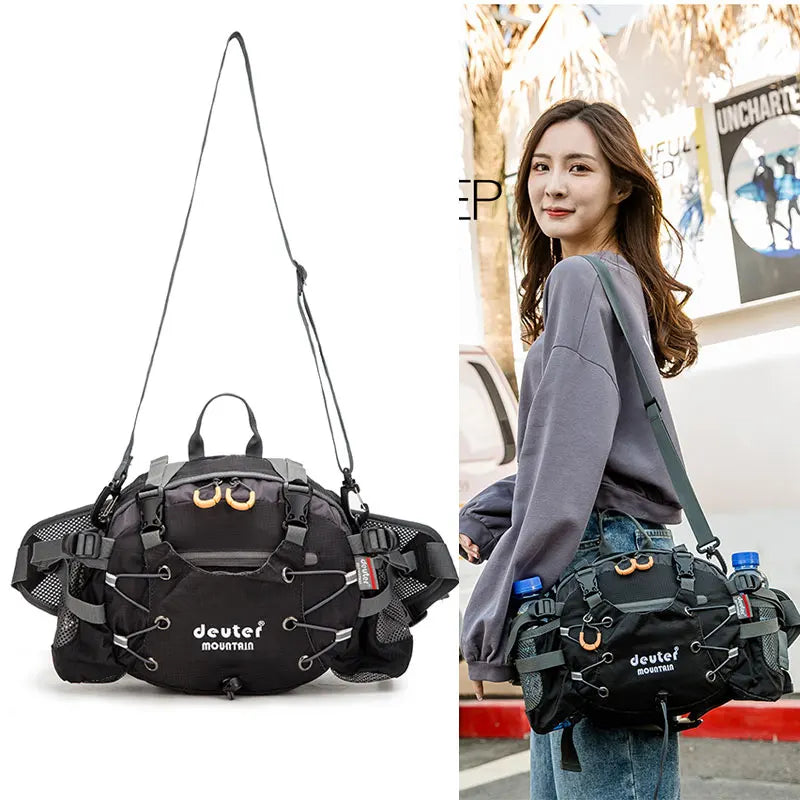 XCamping Waist Chest Bag – Outdoor Nylon Shoulder Bag, Crossbody Travel, Cycling, Riding, Running, and Climbing Men’s Handbags