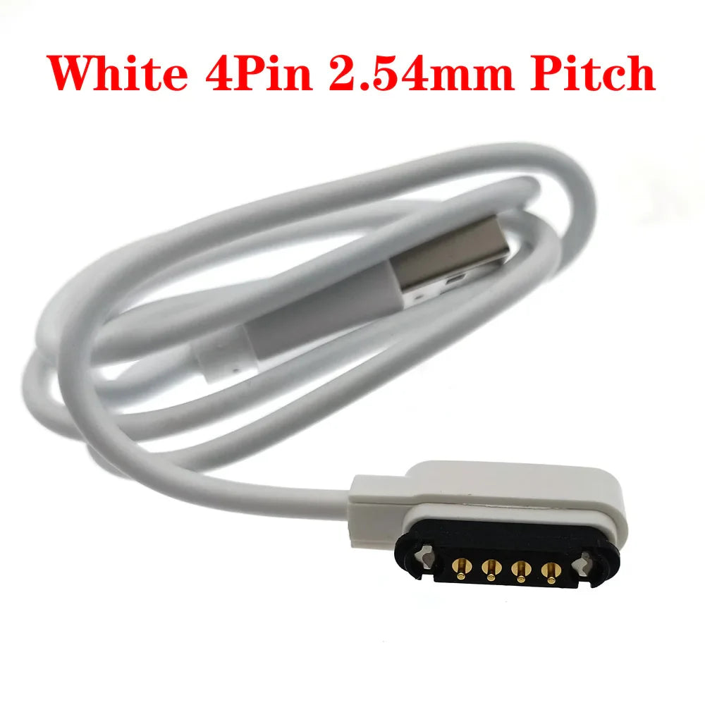 Magnetic Pogo Pin Connector Set – 2/4/5 Pin Spring-Loaded Male & Female DC Charging Power Socket for Secure Magnetic Connection Cable Adapter