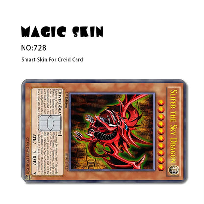Anime Yu-Gi-Oh! Yugi Muto 2.5D HD Matte PVC Sticker — Waterproof Skin for Credit & Debit Cards