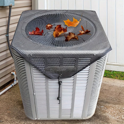 PVC Outdoor Air Conditioner Cover – Waterproof Breathable Mesh AC Unit Protector, Dust & Debris Protection Outdoor Accessory (1pc)