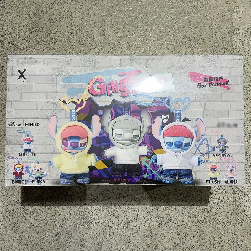 Miniso Disney Stitch Gen Z Street Series Blind Box – Vinyl Figure Pendant & Bag Charm Gift