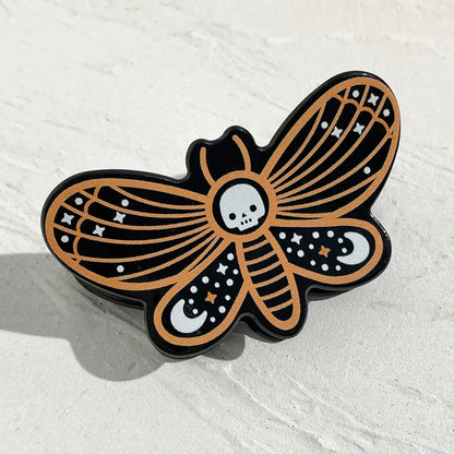 AENSOA Halloween Hairpin | Pumpkin, Skull, Butterfly & Ghost Acrylic Shark Clip for Women