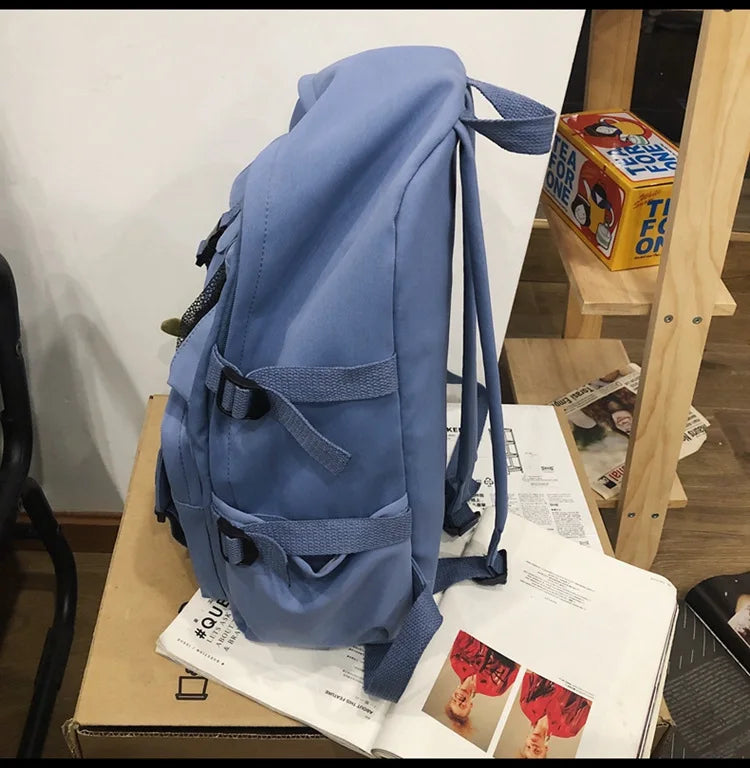 Multifunctional Teen Laptop Backpack – High-Quality Canvas School Bag for Boys & Girls