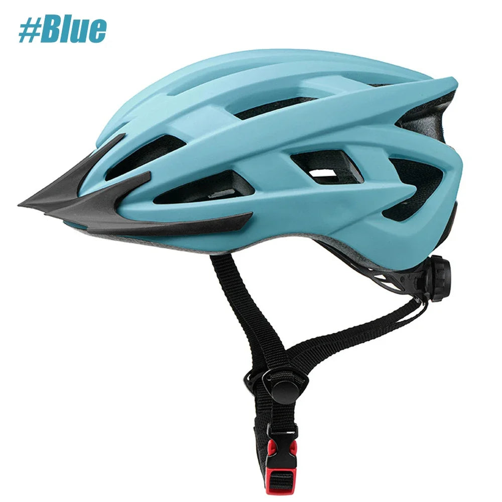 Bike Helmet for Adults - Lightweight with Adjustable Side & Chin Strap, Fits 58-62cm, Men & Women Cycling Accessories