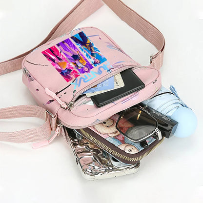 K-Pop Demon Hunters Crossbody Phone Bag – HUNTRX Rumi Huntrix Coin Wallet Shoulder Purse